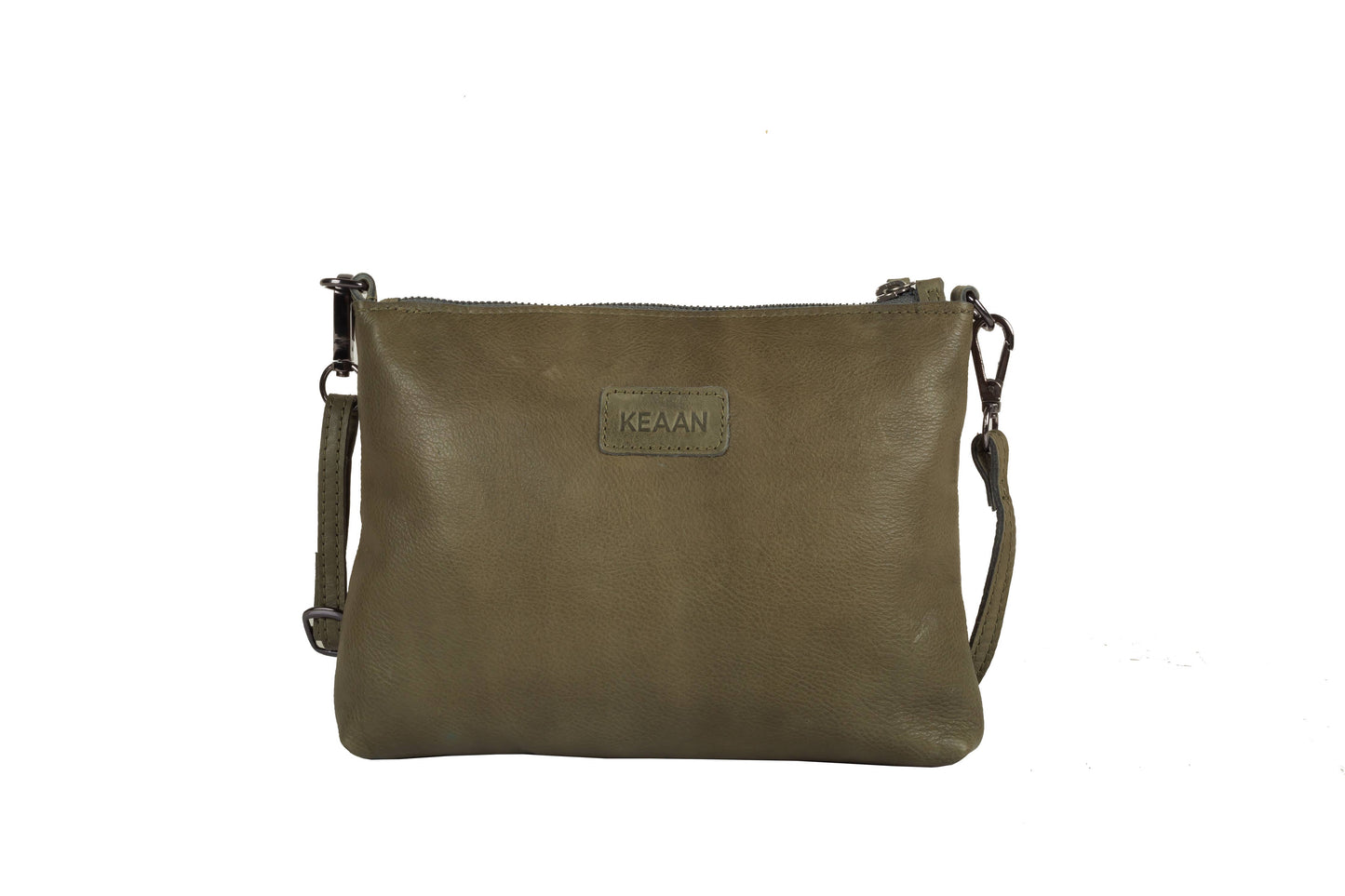 [MIA] SMALL CROSSBODY & CLUTCH | SUPER SOFT NAPPA LEATHER: TAN