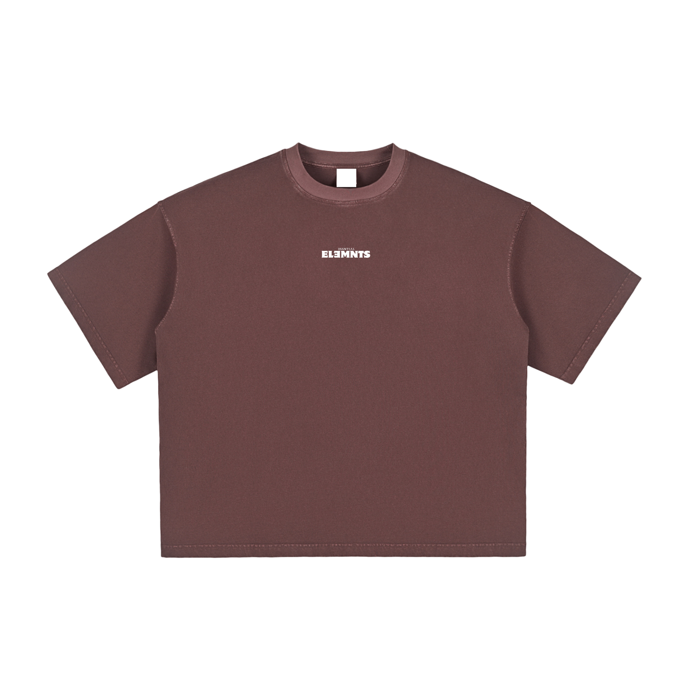 ESSNTIAL ELEMNTS Unisex 260G Vintage Washed Boxy Tee