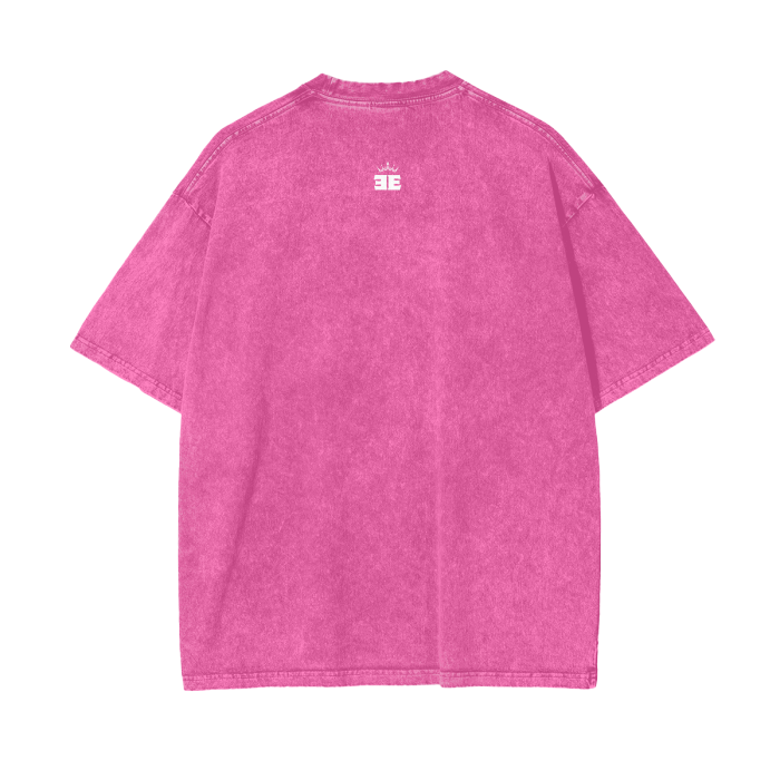 ESSNTIAL ELEMNTS Acid Wash Unisex Oversize Tee