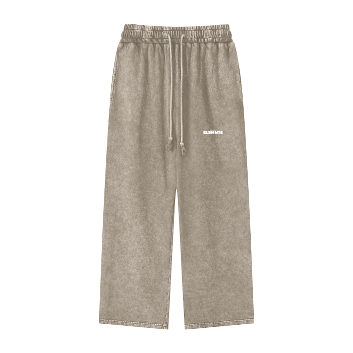 ESSNTIAL ELEMNTS Unisex 360G Acid Wash Wide Pants