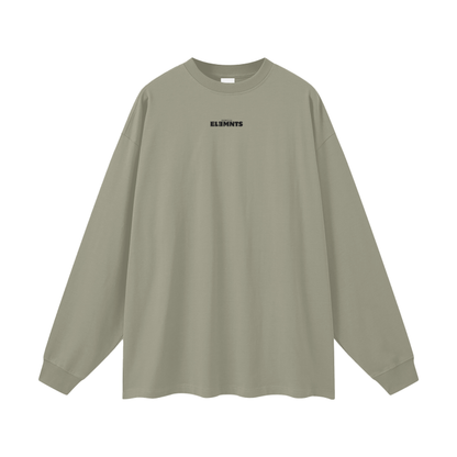 ESSNTIAL ELEMNTS Unisex 305G Long Sleeve Loose Tee