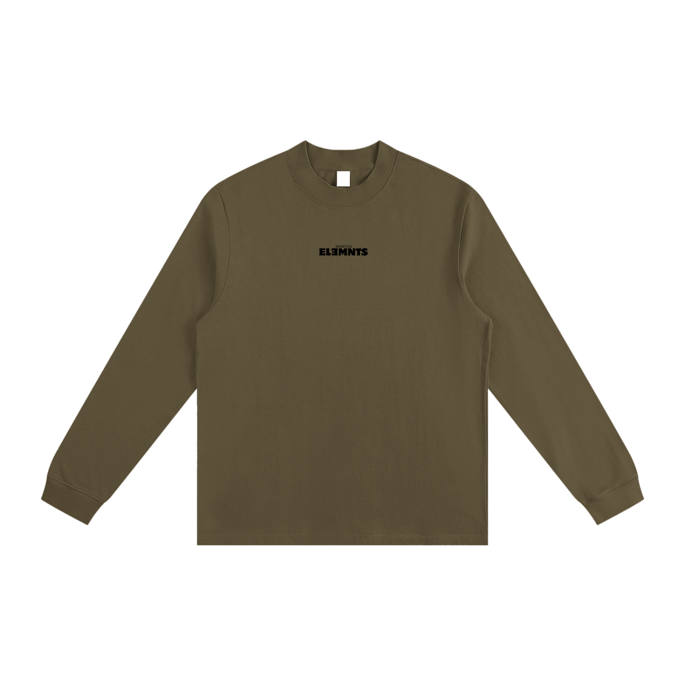 ESSNTIAL ELEMNTS Unisex 330G Non-Shrink Mock Neck Sweatshirt