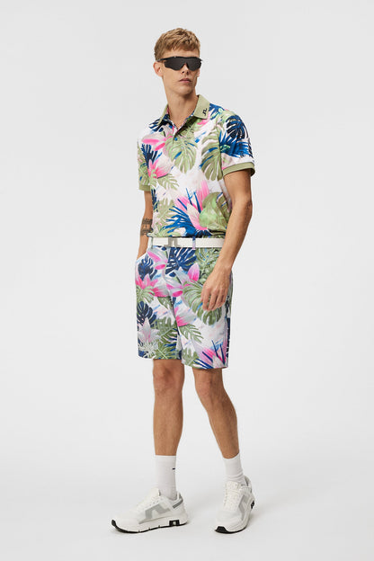 J. Lindeberg Tour Tech Reg Fit Print Polo