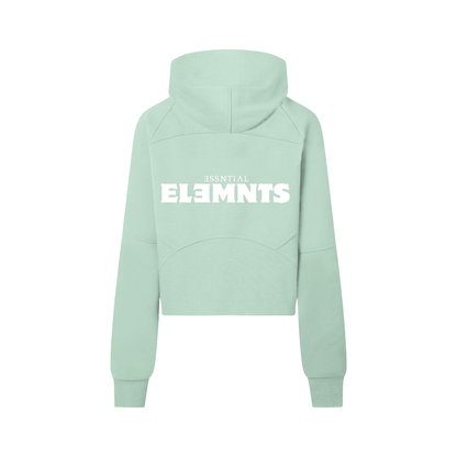 ESSNTIAL ELEMNTS Women's 320G Crop Street Hoodie