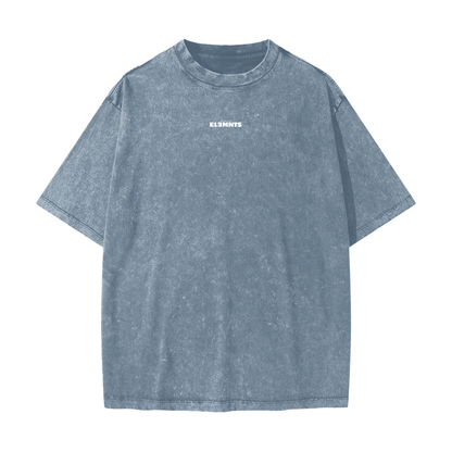 ESSNTIAL ELEMNTS Unisex 285G Heavy Snow Washed Tee