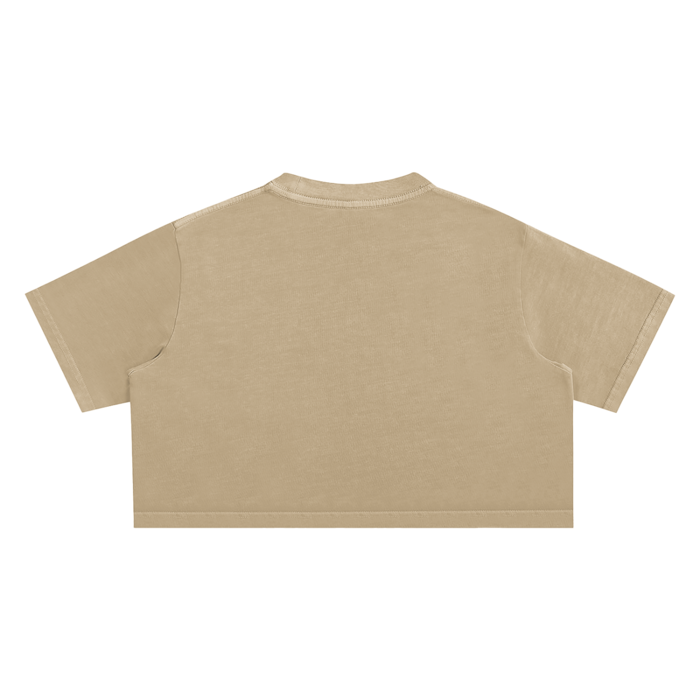 ESSNTIAL ELEMNTS Women's Snow Washed Crop Top Tee