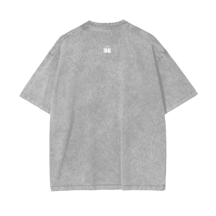 ESSNTIAL ELEMNTS Acid Wash Unisex Oversize Tee