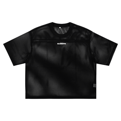 EE x LETTA Unisex 260G C-through Boxy Net Tee
