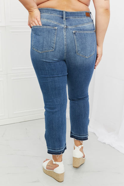 Judy Blue Abigail Full Size High Waisted Straight Jeans