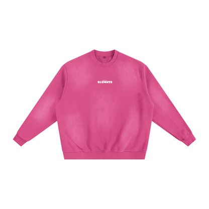 ESSNTIAL ELEMNTS Unisex 375G Faded Wash Fleece SS