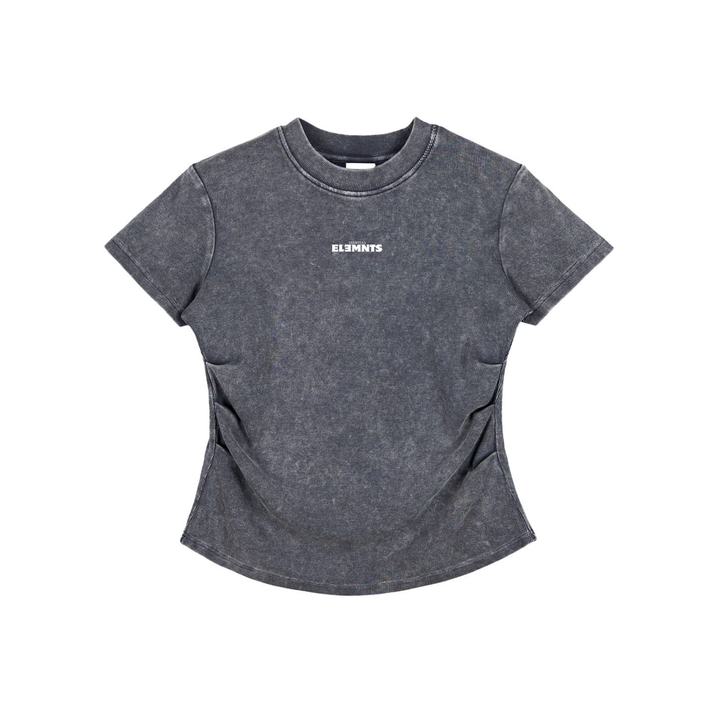 ESSNTIAL ELEMNTS Women's 280G VT Wash Bodycon Tee