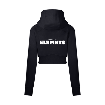 ESSNTIAL ELEMNTS Women's 320G Crop Street Hoodie