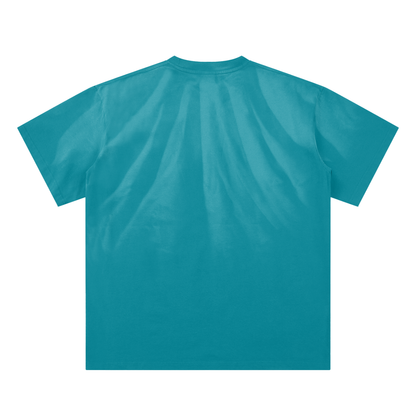 ESSNTIAL ELEMNTS Unisex 250G Hand-Scrunched Faded Tee