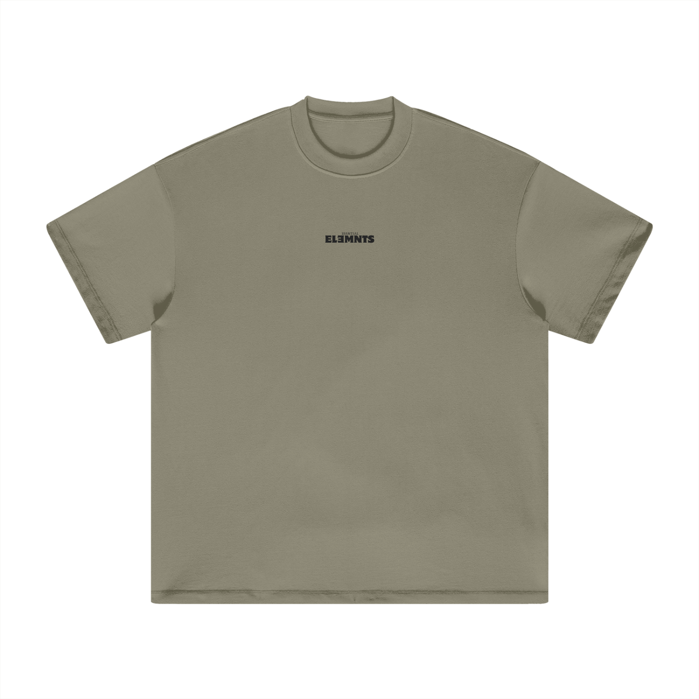 ESSNTIAL ELEMNTS Unisex HW Earth Tone Loose Tee