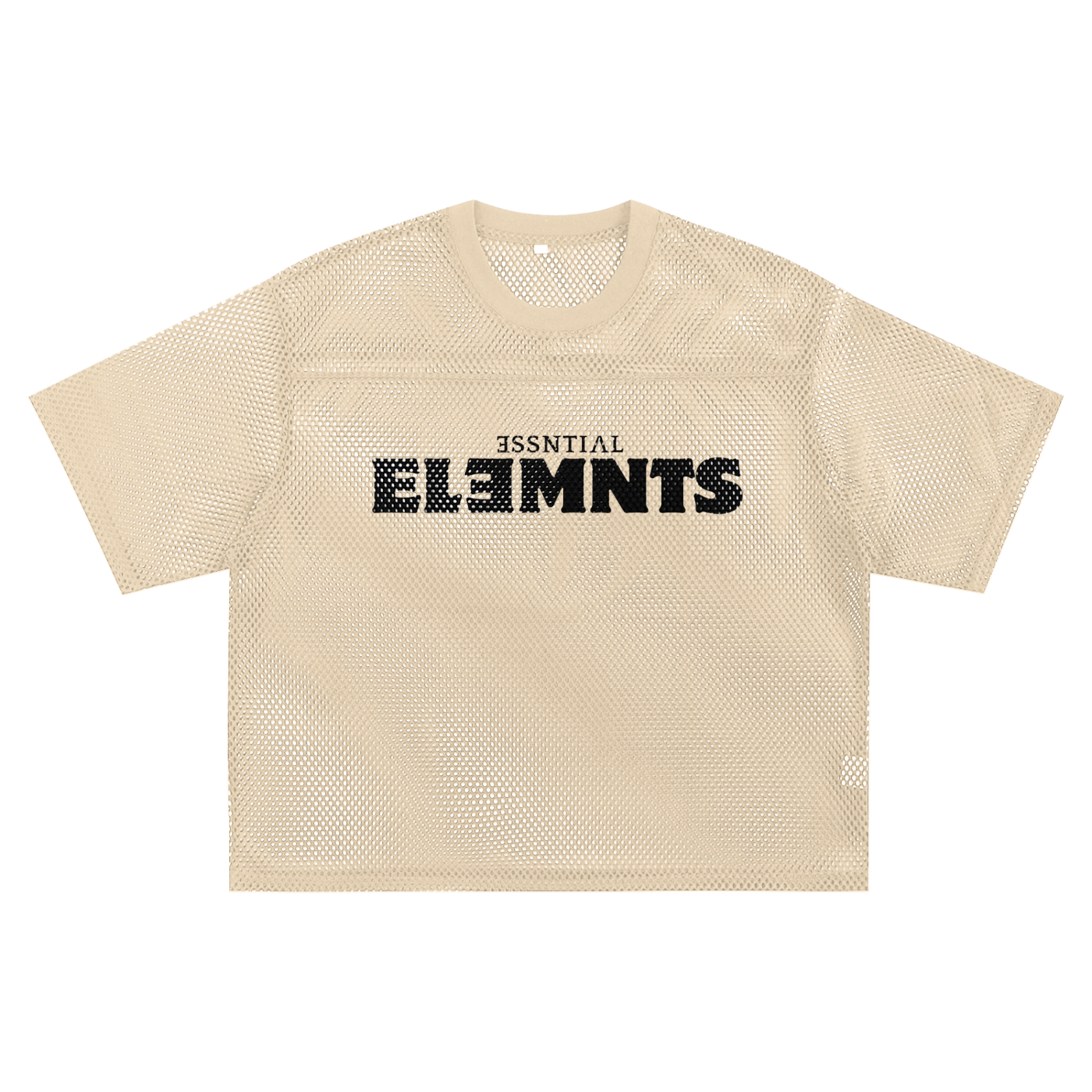 ESSNTIAL ELEMNTS Unisex 260G C-Thru Boxy Net Tee