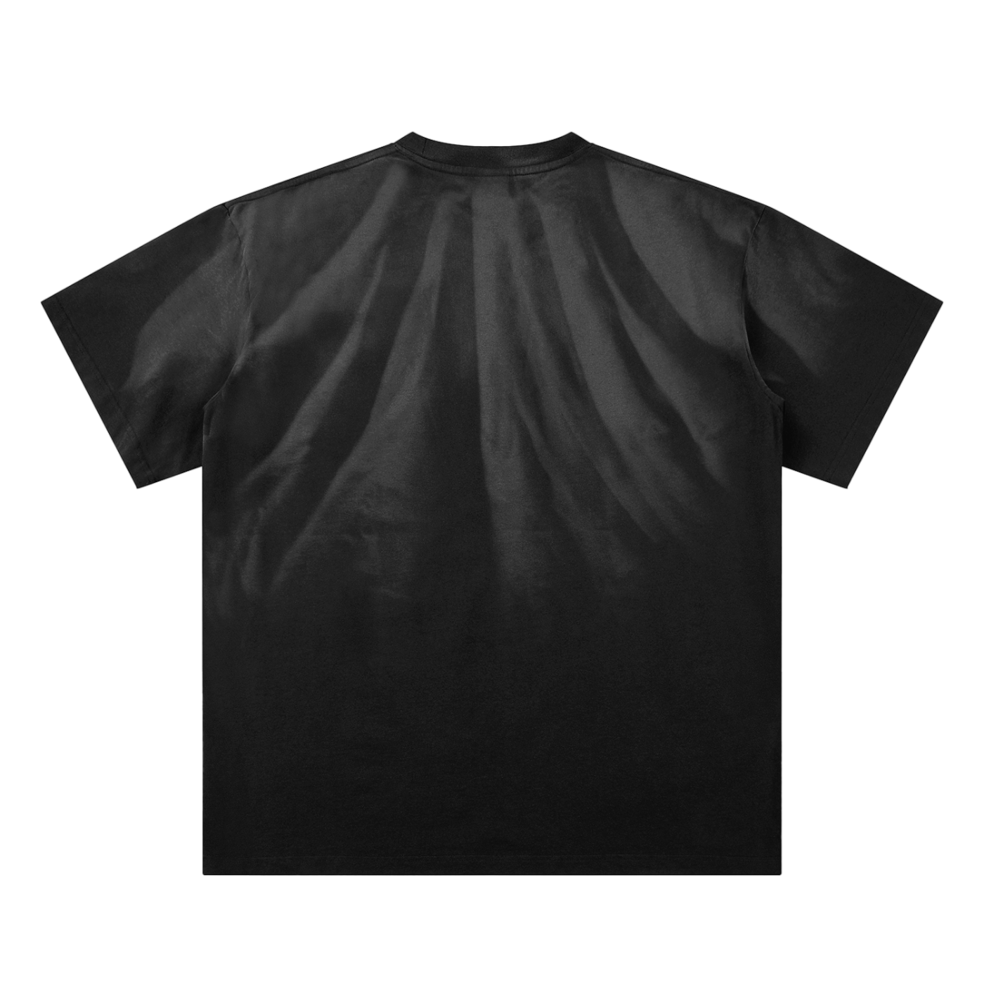 ESSNTIAL ELEMNTS Unisex 250G Hand-Scrunched Faded Tee