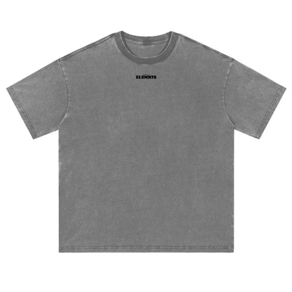 ESSNTIAL ELEMNTS Unisex Fluffy Vintage Washed Tee