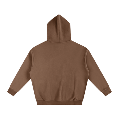 ESSNTIAL ELEMNTS Unisex 350G OS Solid Color Fleeced Hoodie