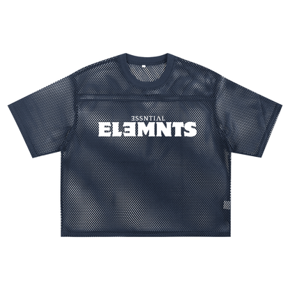 ESSNTIAL ELEMNTS Unisex 260G C-Thru Boxy Net Tee