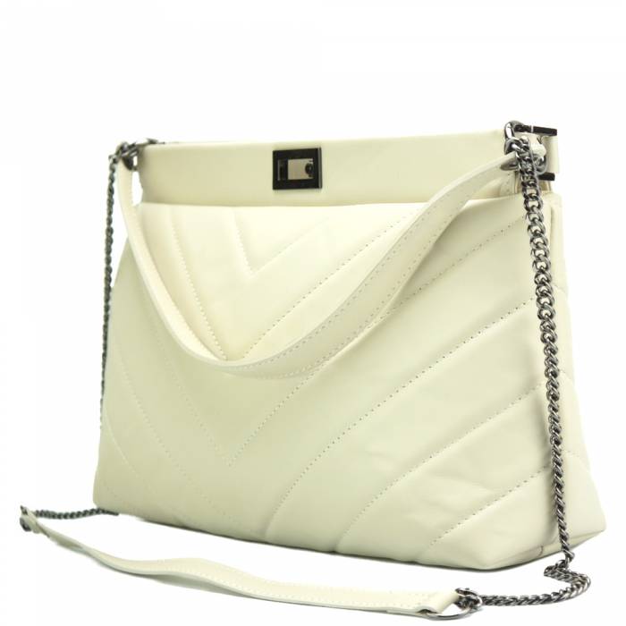 Elegant ROSSIE Crossbody/Shoulder Bag Vanilla