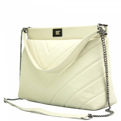 Elegant ROSSIE Crossbody/Shoulder Bag Vanilla