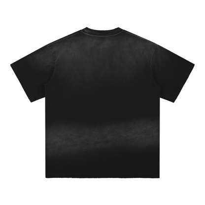 ESSNTIAL ELEMNTS Unisex 260G Sun Fade Hand-Frayed Tee