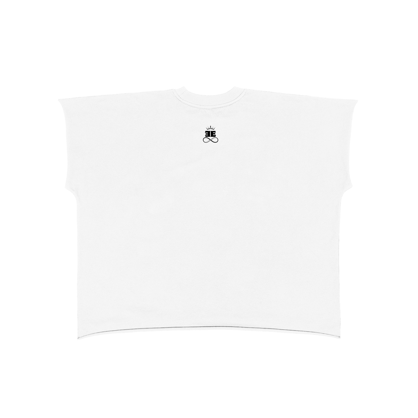 ESSNTIAL ELEMNTS Unisex Raw Edge Boxy Non-Shrink Tee