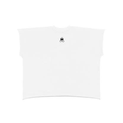 ESSNTIAL ELEMNTS Unisex Raw Edge Boxy Non-Shrink Tee