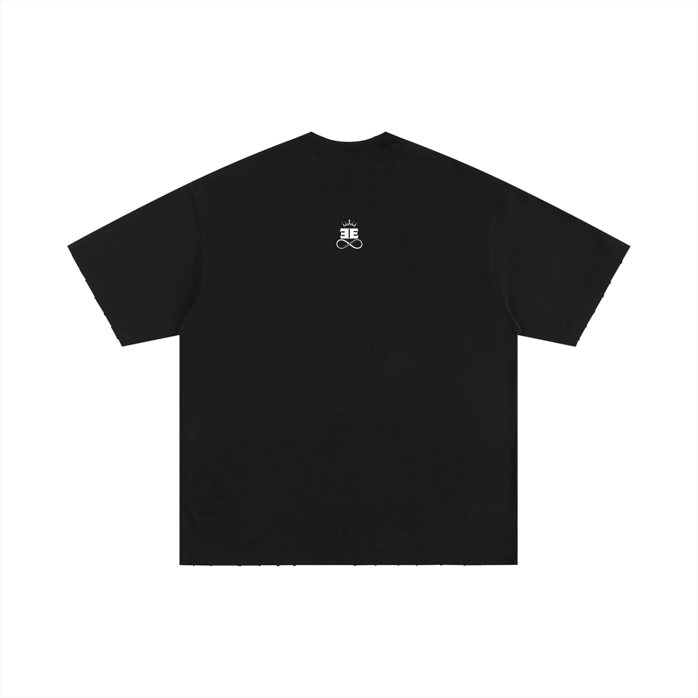 ESSNTIAL ELEMNTS Unisex 400G HW Hand-frayed Tee