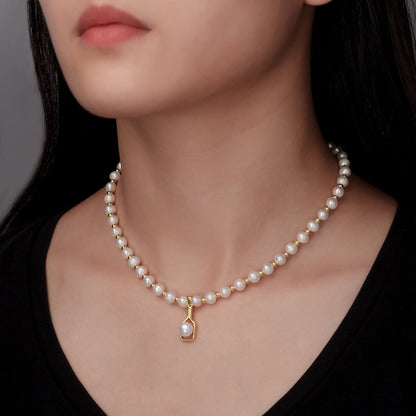 Pickleball Paddle Pearly Necklace