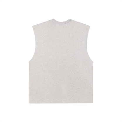 ESSNTIAL ELEMNTS Unisex 230G VT Washed Raw Edge Tank