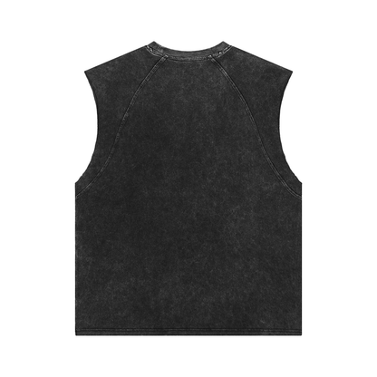 ESSNTIAL ELEMNTS Unisex 275G Snow Washed Tank Top