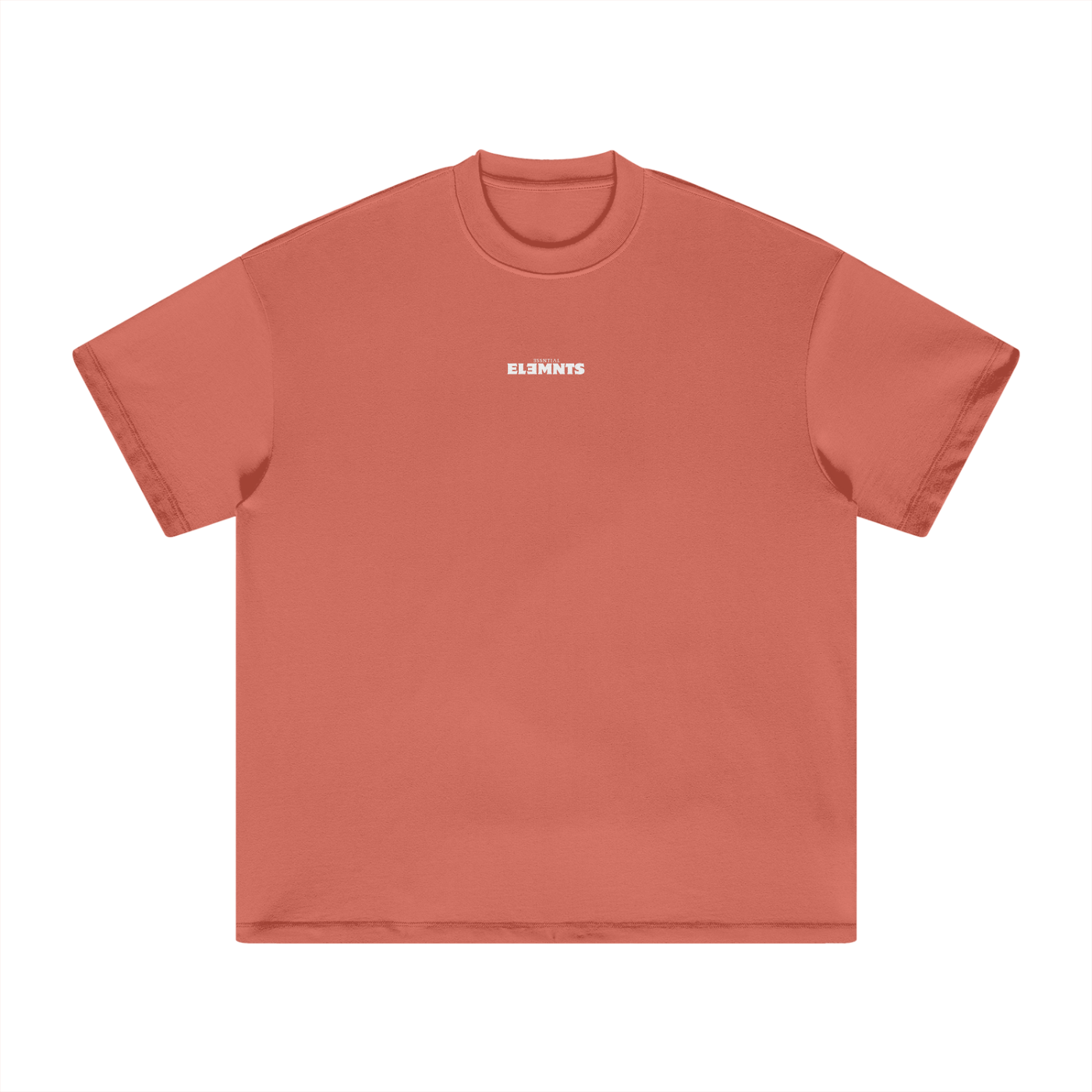 ESSNTIAL ELEMNTS Unisex HW Earth Tone Loose Tee
