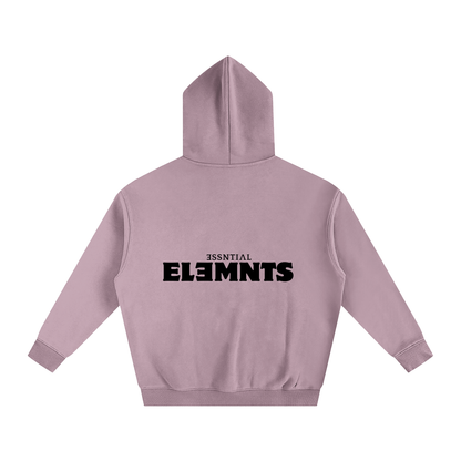 ESSNTIAL ELEMNTS Unisex 350G OS Solid Color Fleeced Hoodie