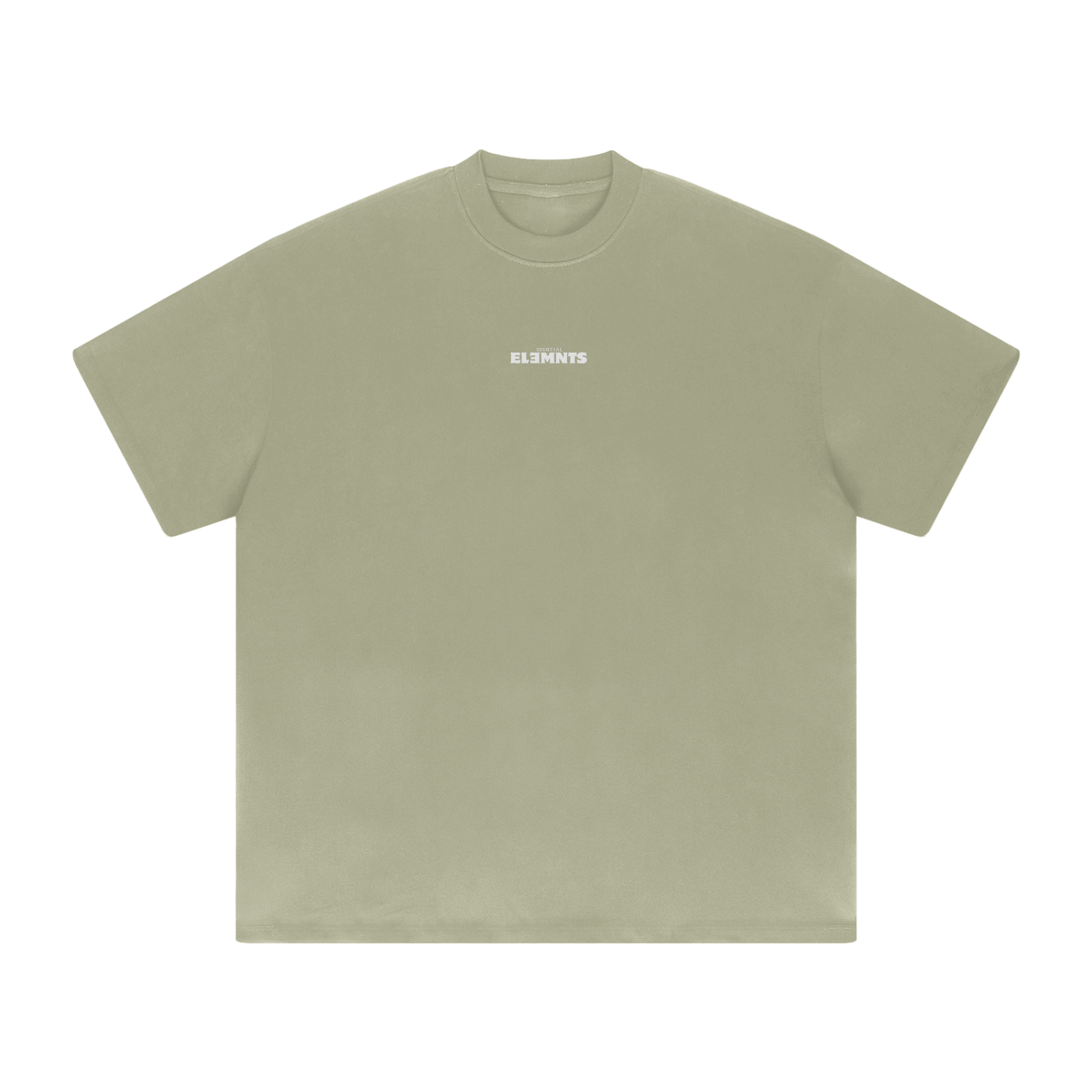ESSNTIAL ELEMNTS Unisex 425G HW Solid Color Loose Tee