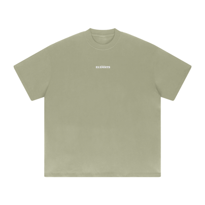 ESSNTIAL ELEMNTS Unisex 425G HW Solid Color Loose Tee