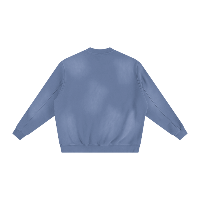 ESSNTIAL ELEMNTS Unisex 375G Faded Wash Fleece SS