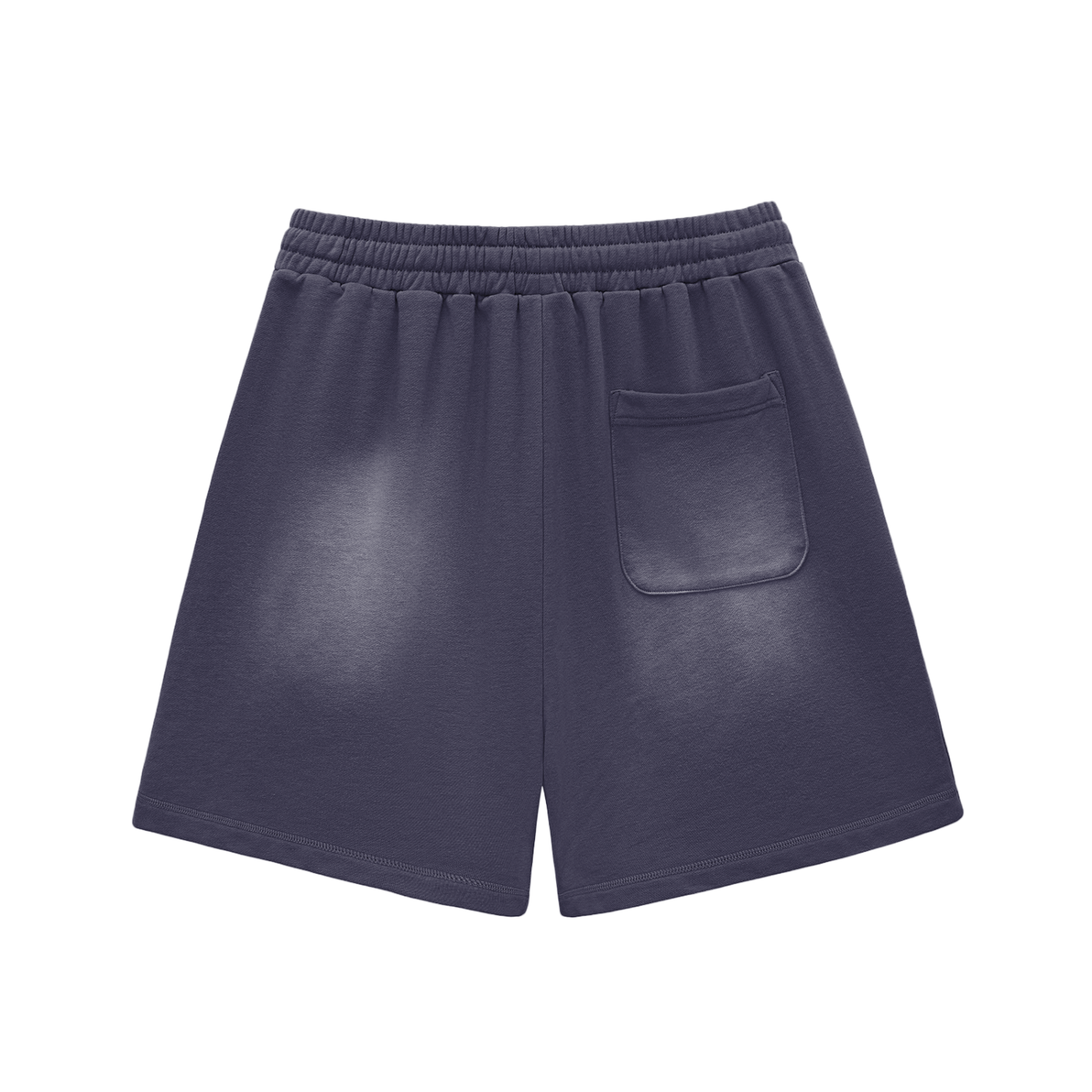 ESSNTIAL ELEMNTS Unisex 350G Sun Fade Raw Edge Shorts