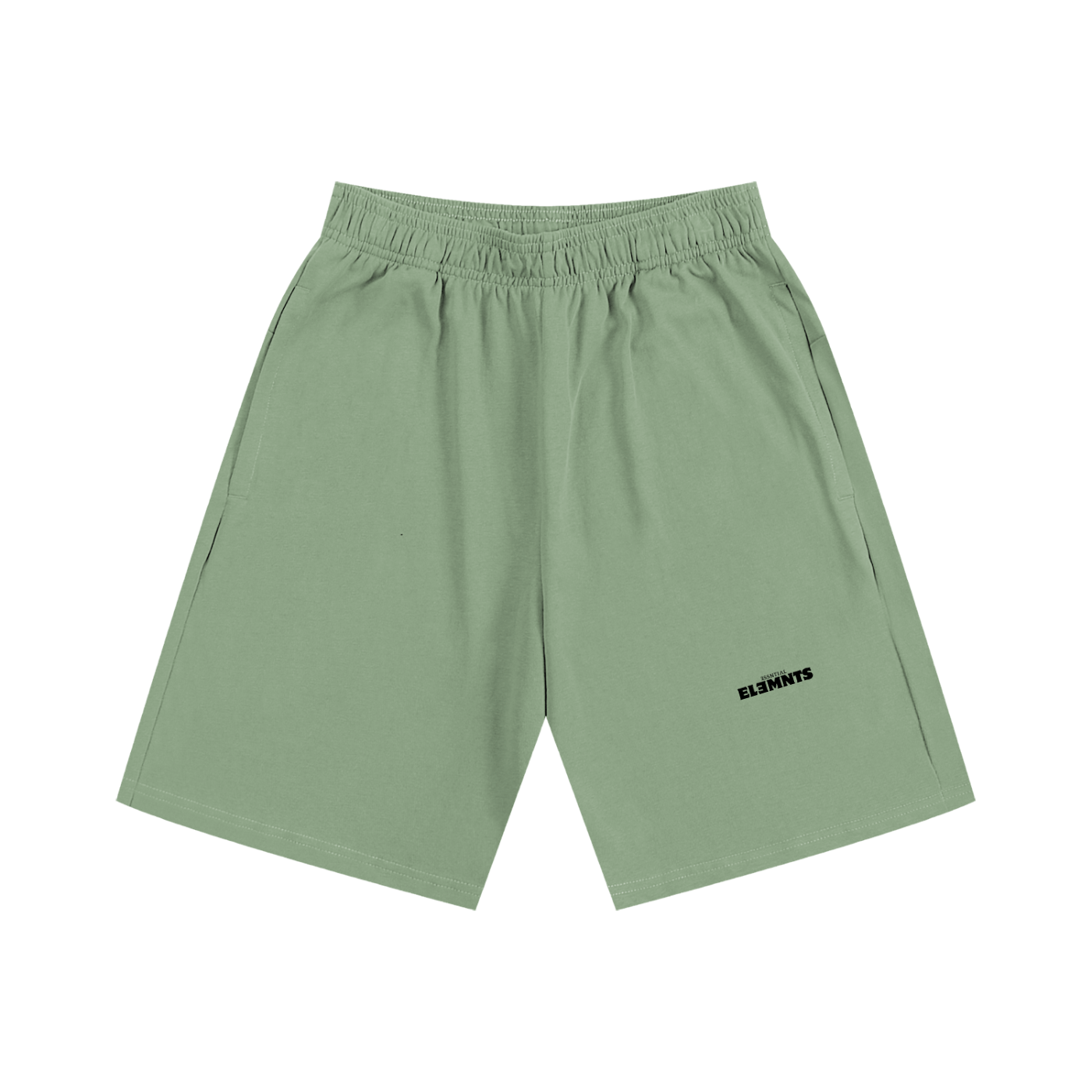 ESSNTIAL ELEMNTS Unisex 330G HW Cotton Shorts