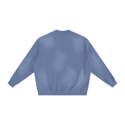 ESSNTIAL ELEMNTS Unisex 375G Faded Wash Fleece SS