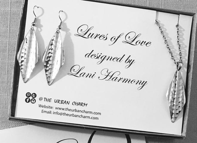 Hammered Wavy Dangle Earrings