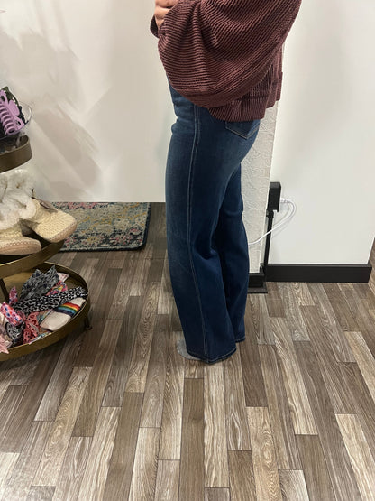 Women's Judy Blue High Waist Tummy Control Top Dark Wash Jeans