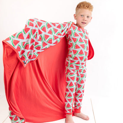 LONG SLEEVE 2 PIECE SETS- Kawaii Watermelon