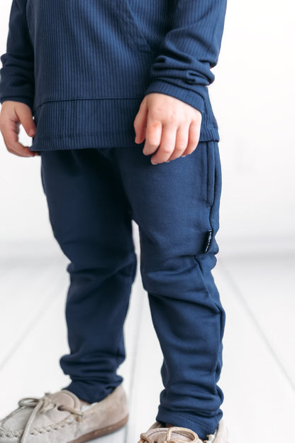 HAREM PANTS- Navy