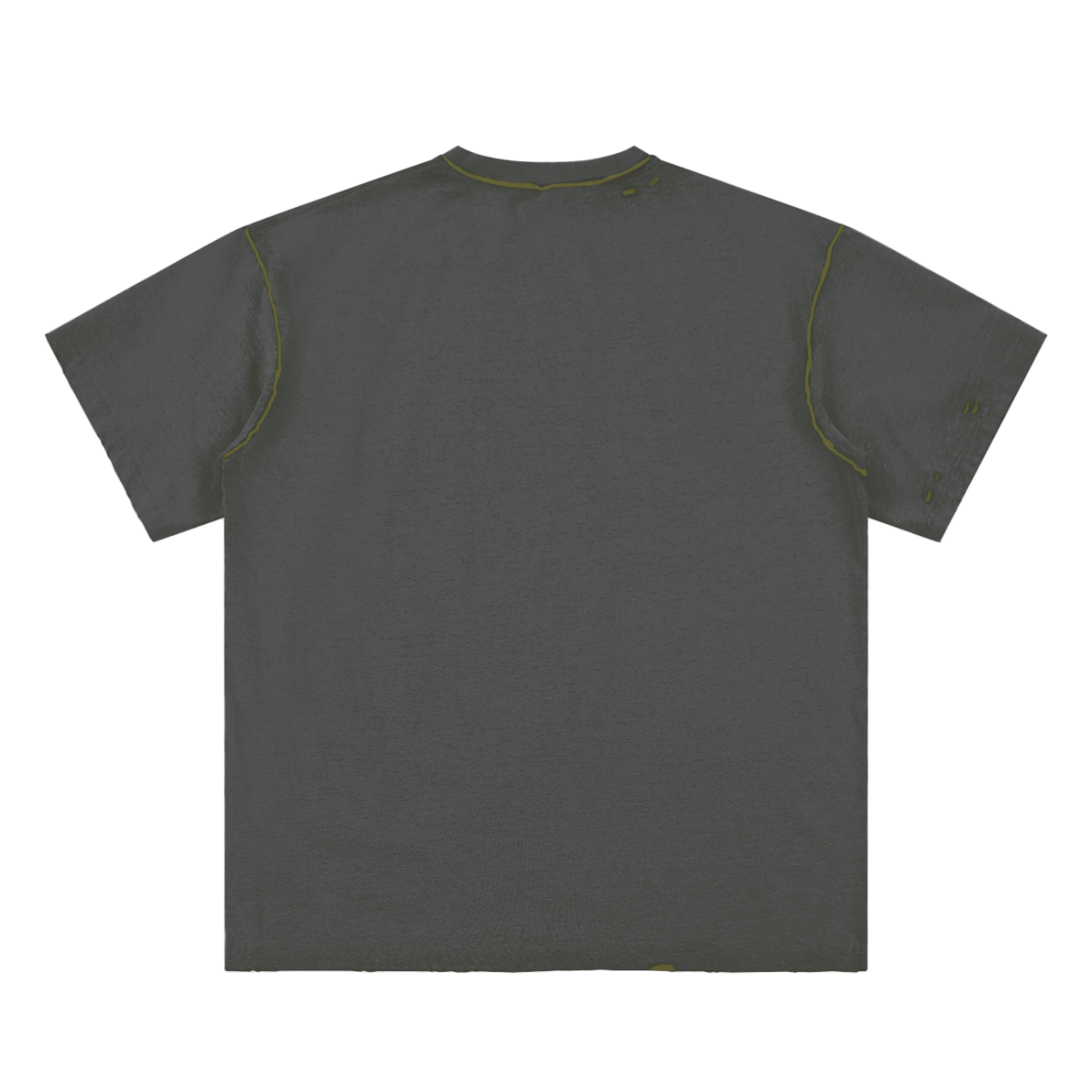 ESSNTIAL ELEMNTS Unisex Hand-frayed Reversible Tee