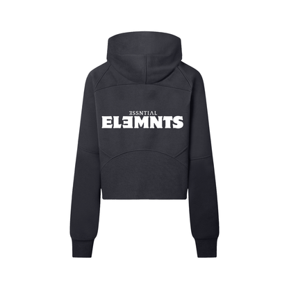 ESSNTIAL ELEMNTS Women's 320G Crop Street Hoodie