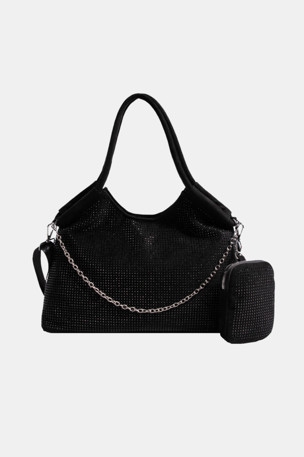 Glitter PVC Large Shoulder Bag