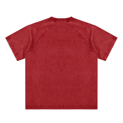 ESSNTIAL ELEMNTS 260G Vintage Washed Raglan Cotton Tee