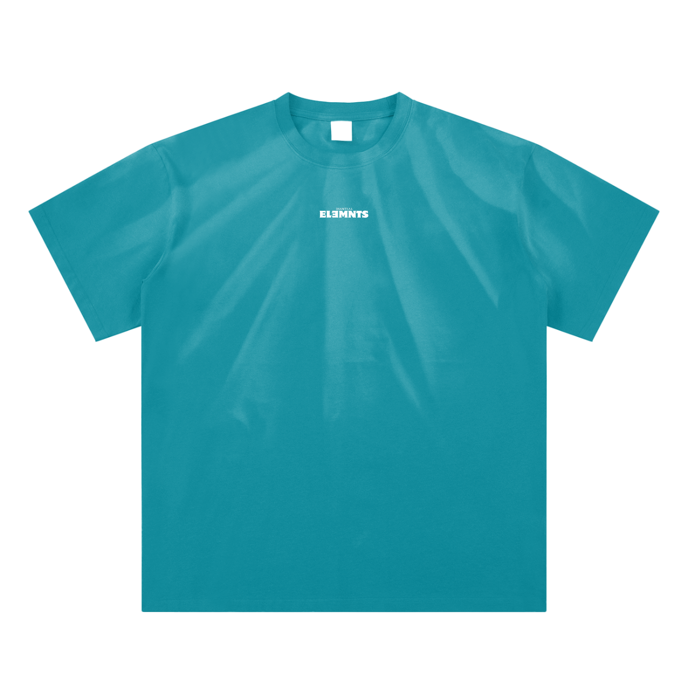 ESSNTIAL ELEMNTS Unisex 250G Hand-Scrunched Faded Tee
