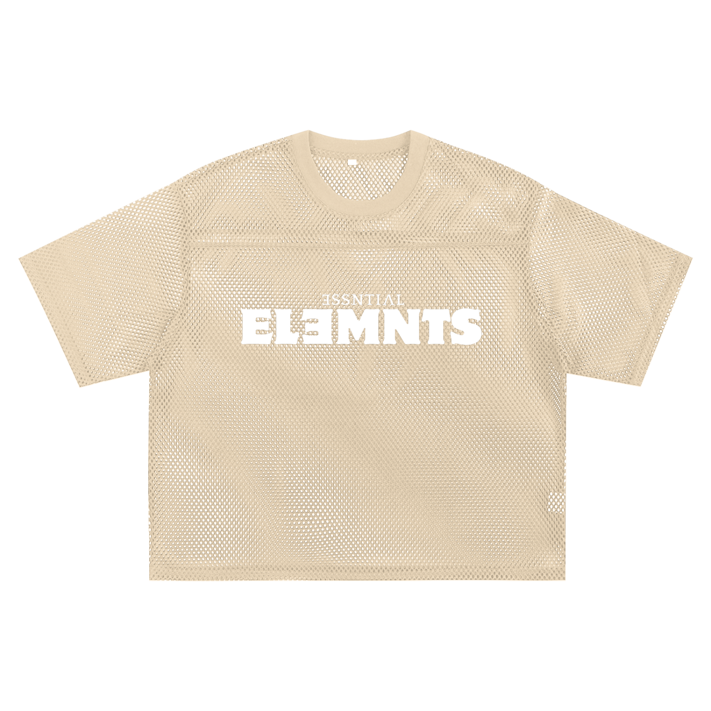 ESSNTIAL ELEMNTS Unisex 260G C-Thru Boxy Net Tee
